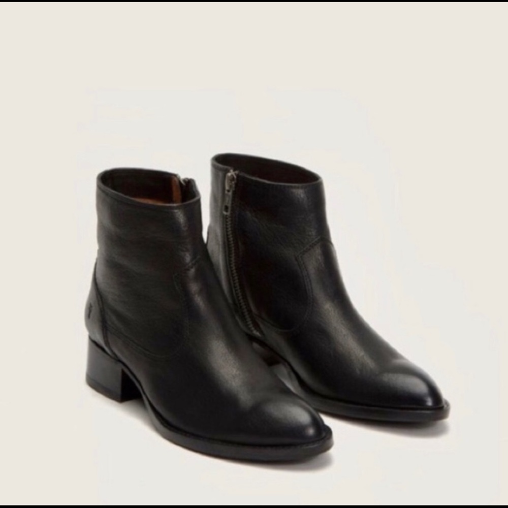 Frye Brooke Beautiful Leather Chelsea Ankle Boots
